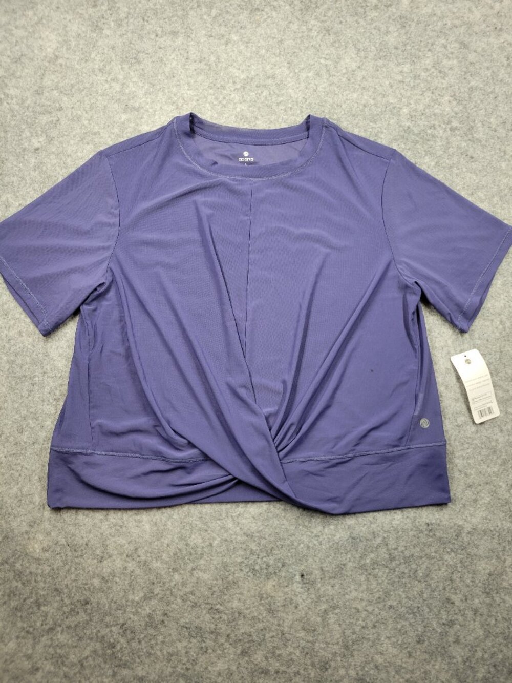 Apana womens top size large blue new with tags Shirt